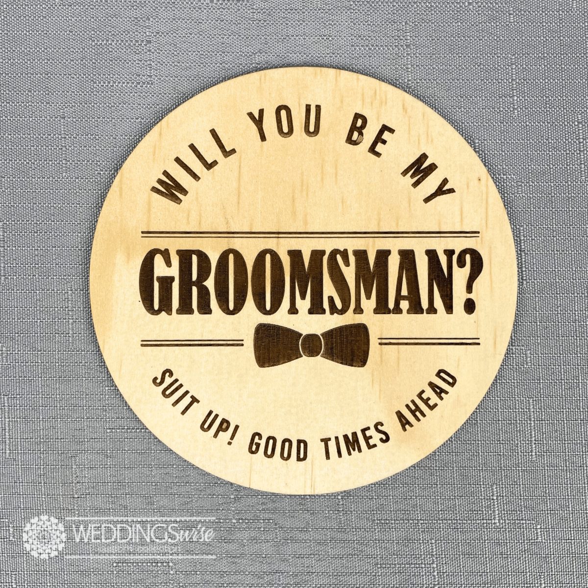 Will You Be My Groomsman Plaque
