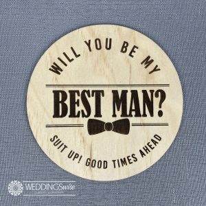 Will You Be My Best Man Plaque