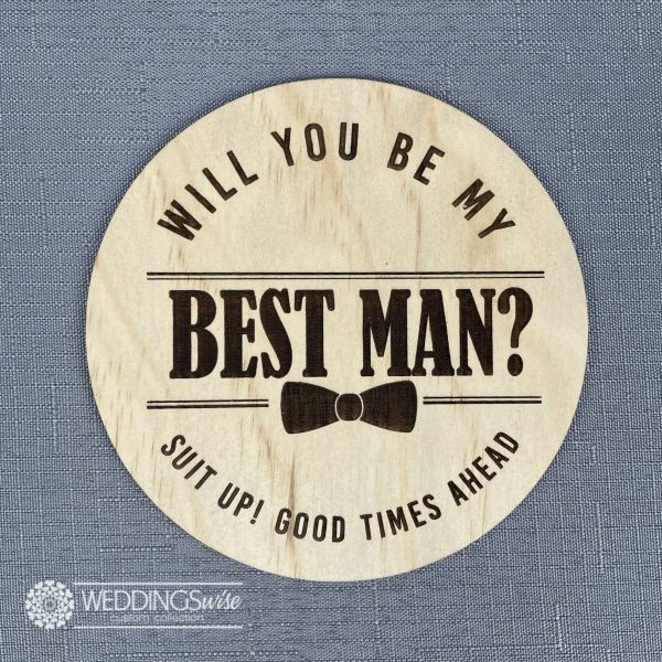 Will You Be My Best Man Plaque