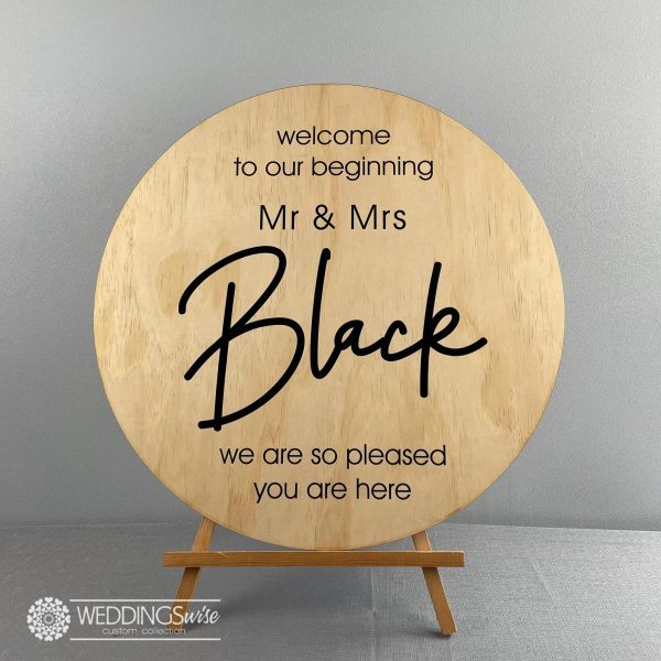 Welcome to our Beginning Timber Sign