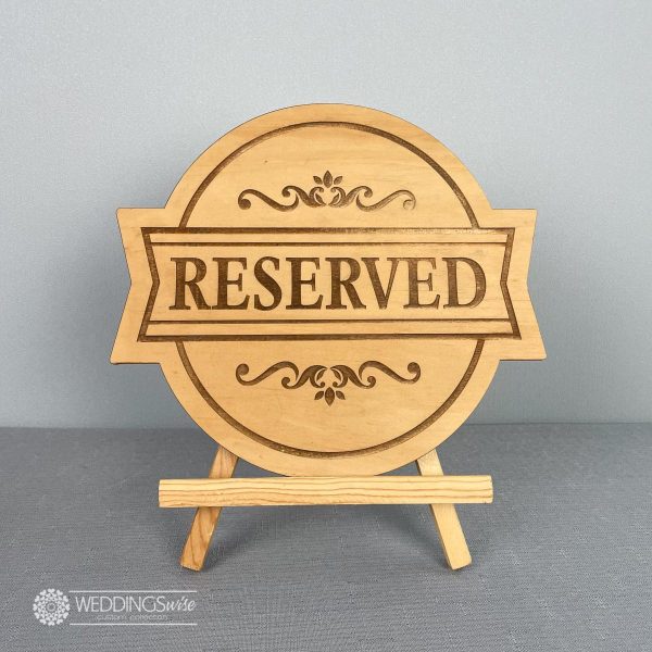 Raw Timber Reserved sign