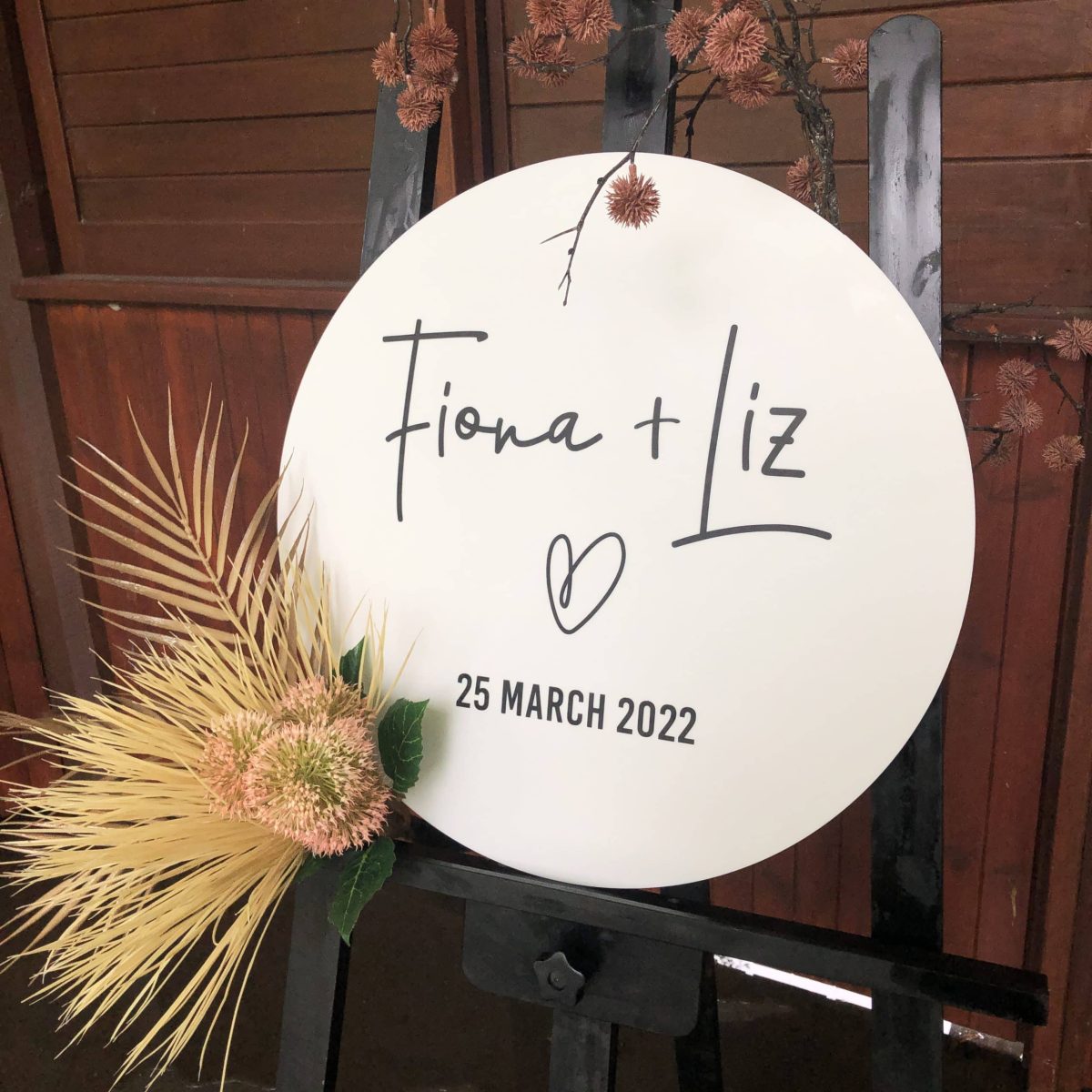 Love Heart Welcome Sign - Image 2