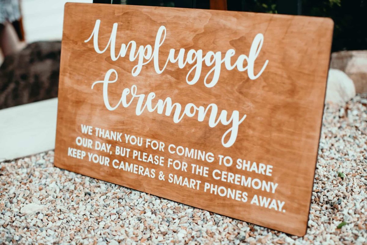 Unplugged Timber Sign - Image 2