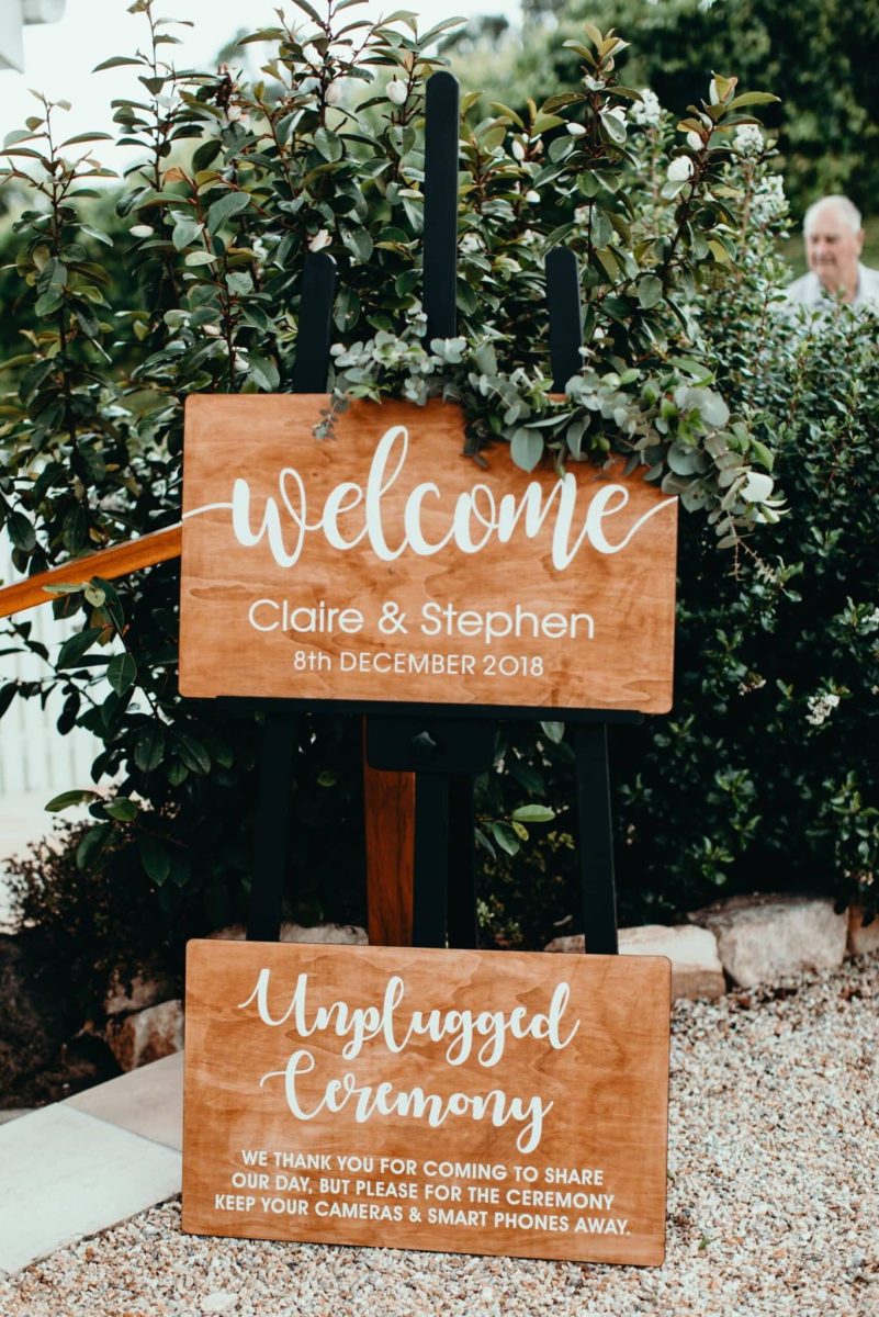 Unplugged Timber Sign - Image 3