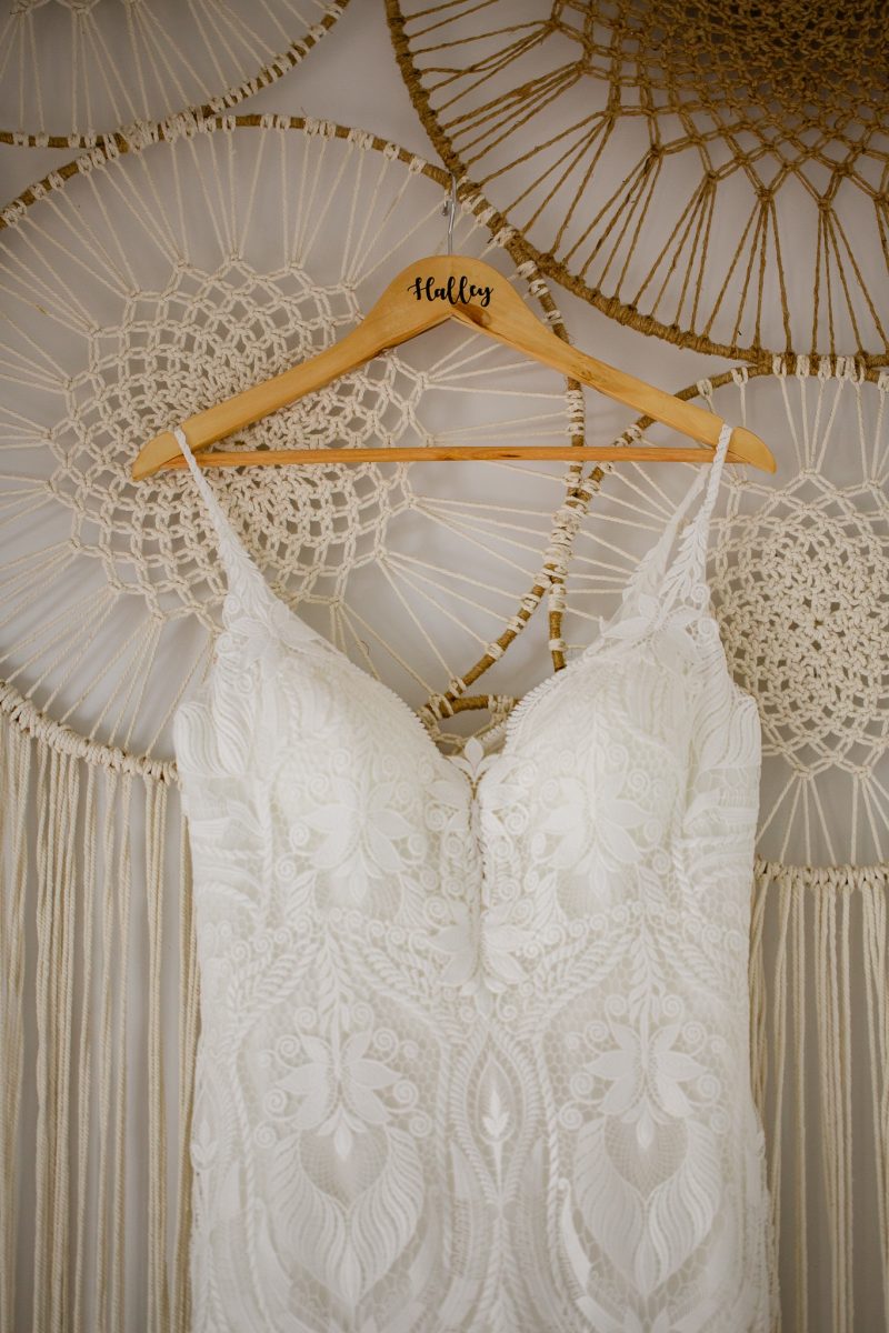 "Custom Name" Laser Engraved Coat Hanger- Personlised Wedding Hanger - Image 2