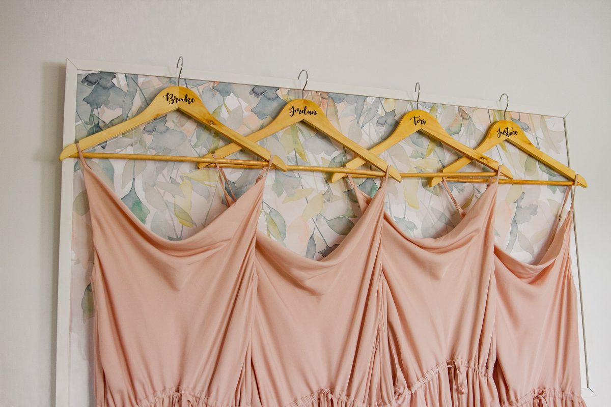 "Custom Name" Laser Engraved Coat Hanger- Personlised Wedding Hanger - Image 4