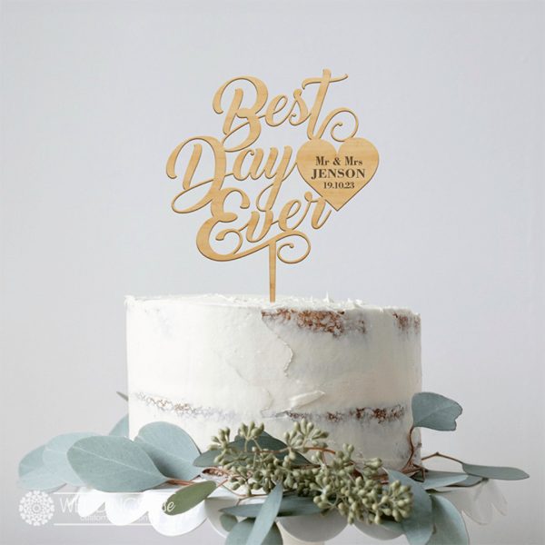 Best Day Ever Cake Topper