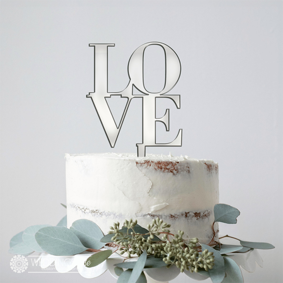 Love Cake Topper
