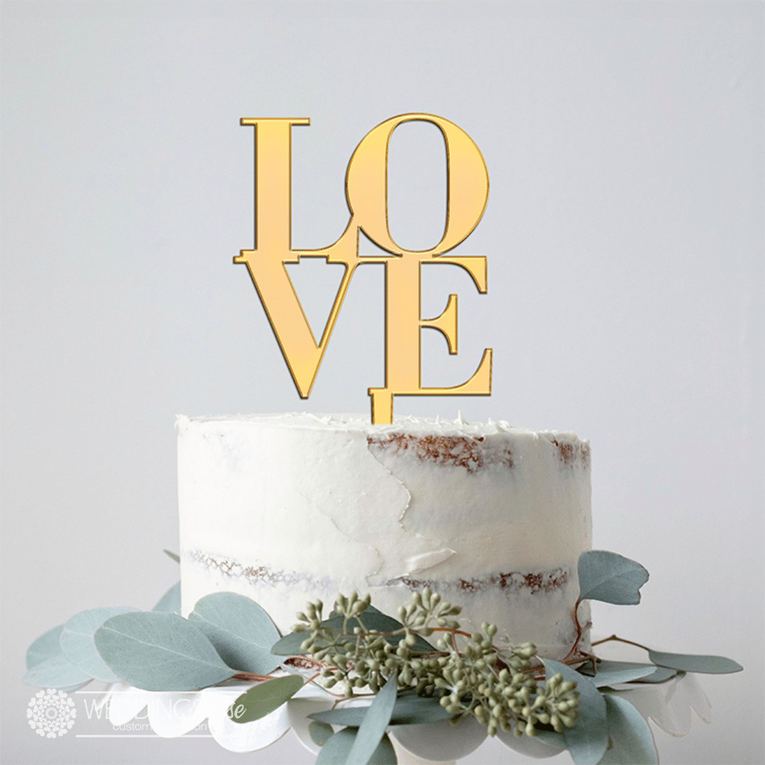 Love Cake Topper