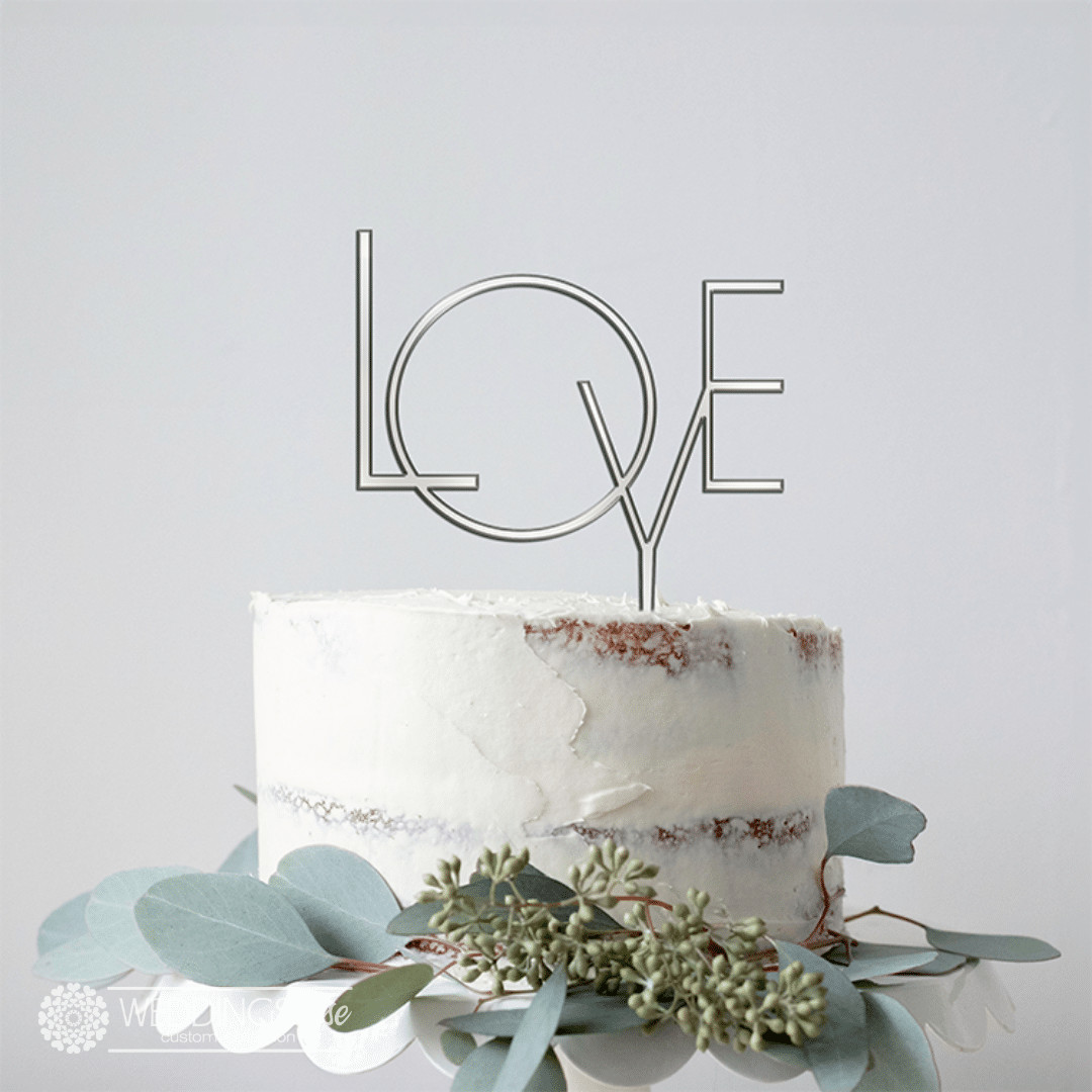 Big Love Cake Topper