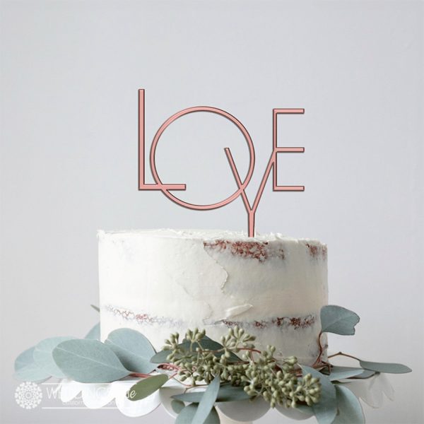 Big Love Cake Topper