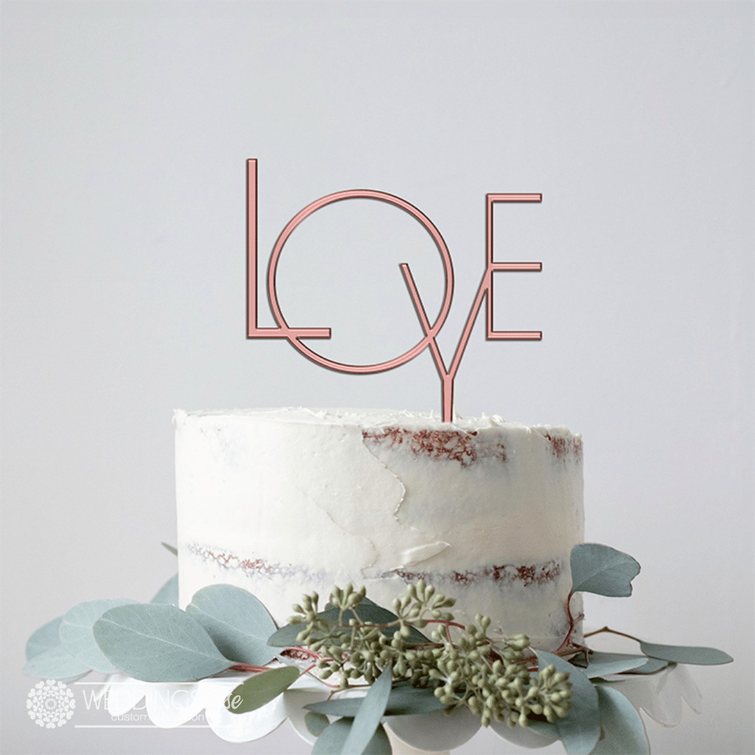 Big Love Cake Topper