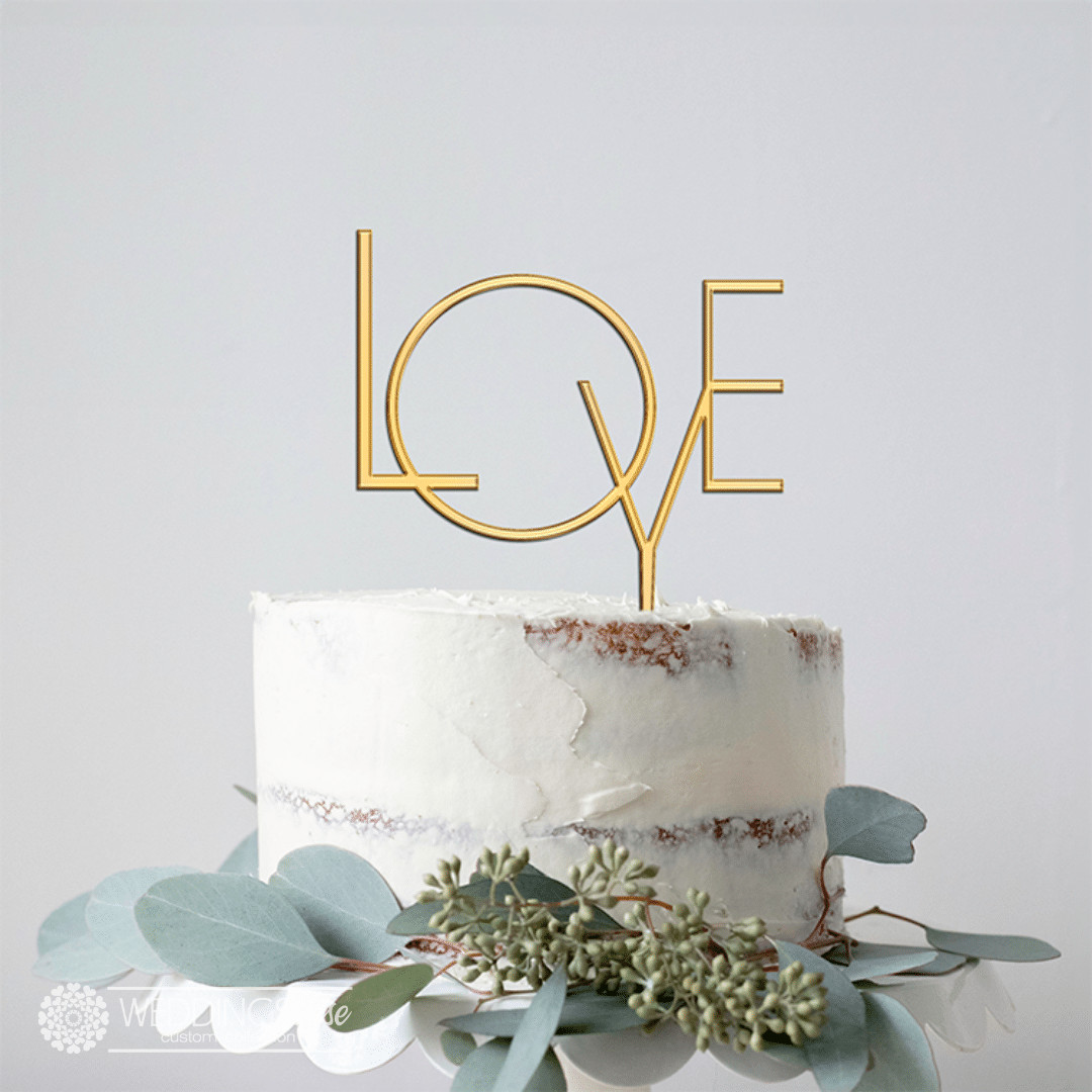Big Love Cake Topper