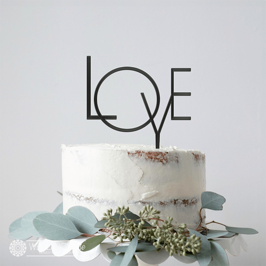 Big Love Cake Topper