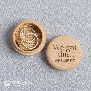"We got this, we sure do!" Ring box