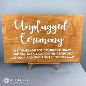 Unplugged Timber Sign