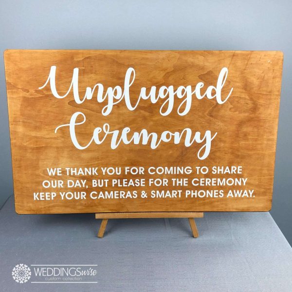 Unplugged Timber Sign