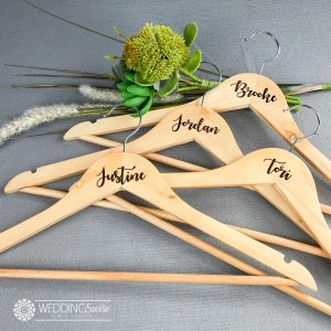 Custom Name Laser Engraved Coat Hanger