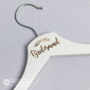 Bridesmaid Laser Engraved Coat Hangers- Custom Name