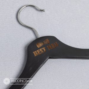 Best Man Laser Engraved Coat Hanger