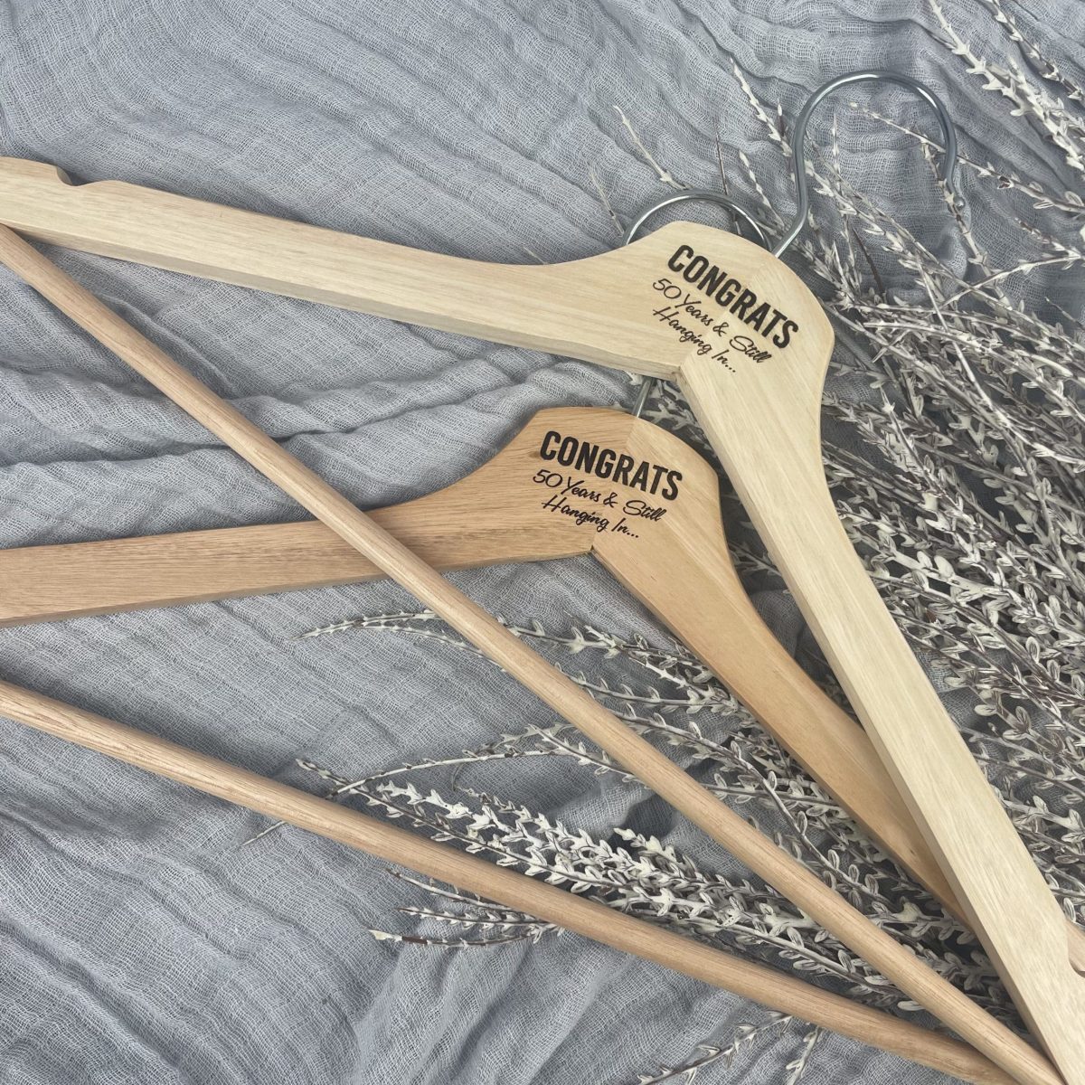 "Custom Occasion" Laser Engraved Coat Hanger- Personlised Gift Hanger - Image 6