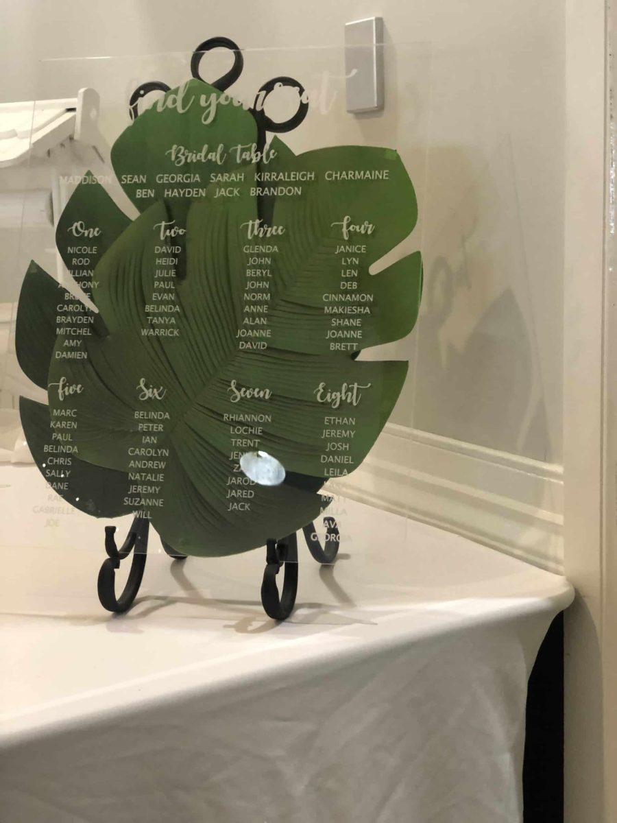 Clear Acrylic Seating Chart - Image 3