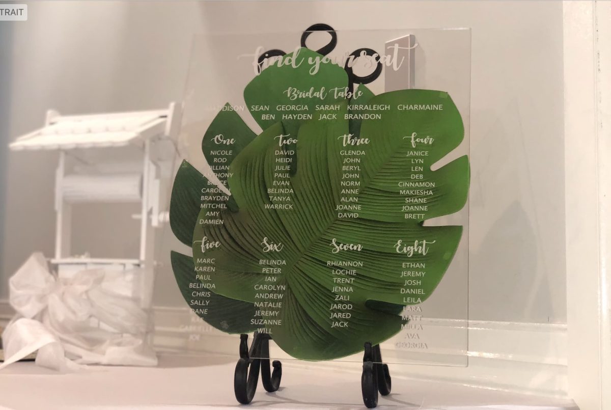 Clear Acrylic Seating Chart - Image 5