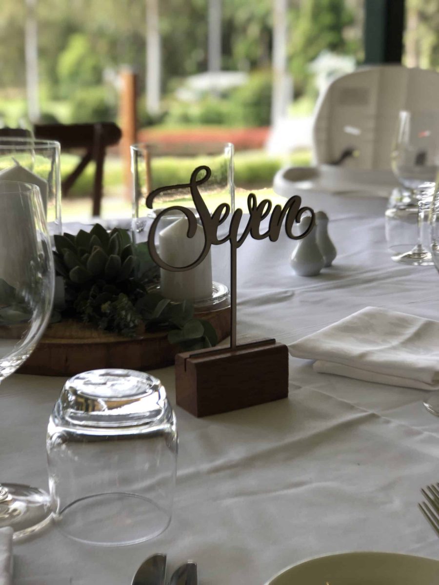 Timber Standing Table Number - Image 13