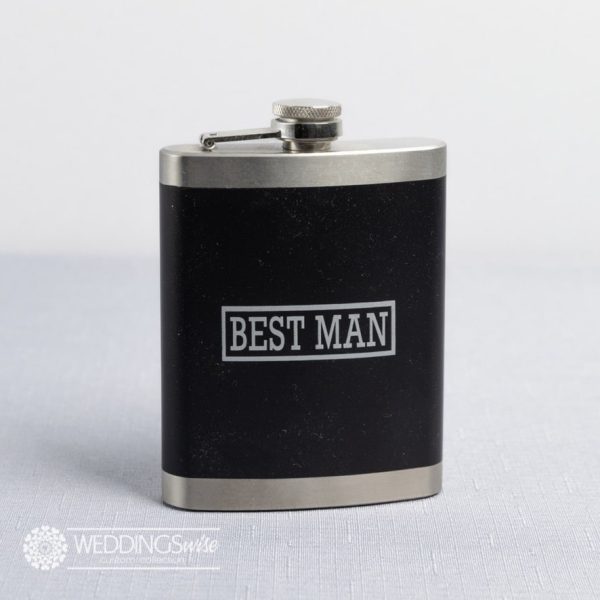 Best Man Hip Flask