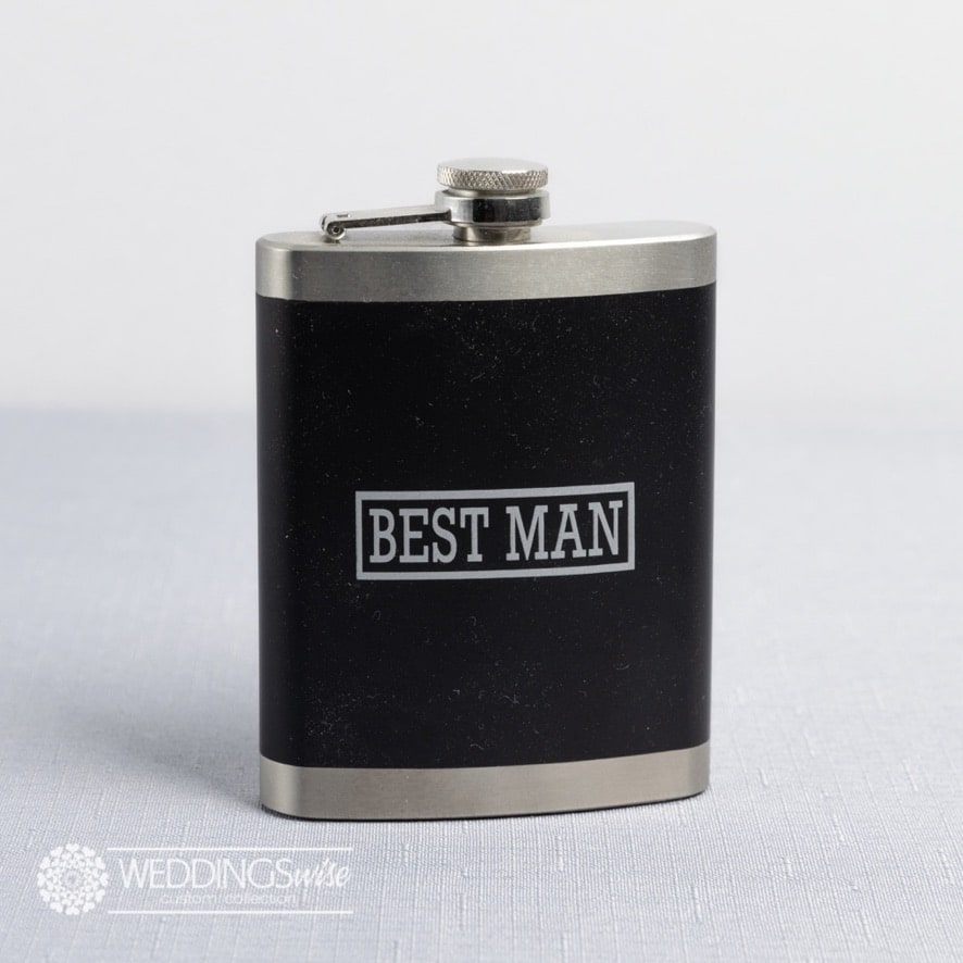 Best Man Hip Flask