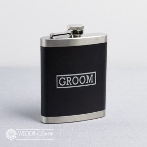 Groom Hip Flask