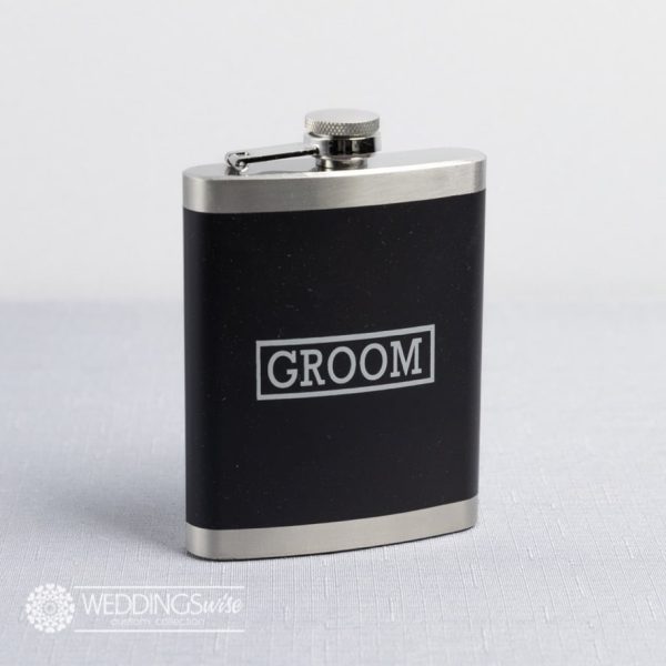 Groom Hip Flask