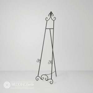 Black Metal Easel HIRE