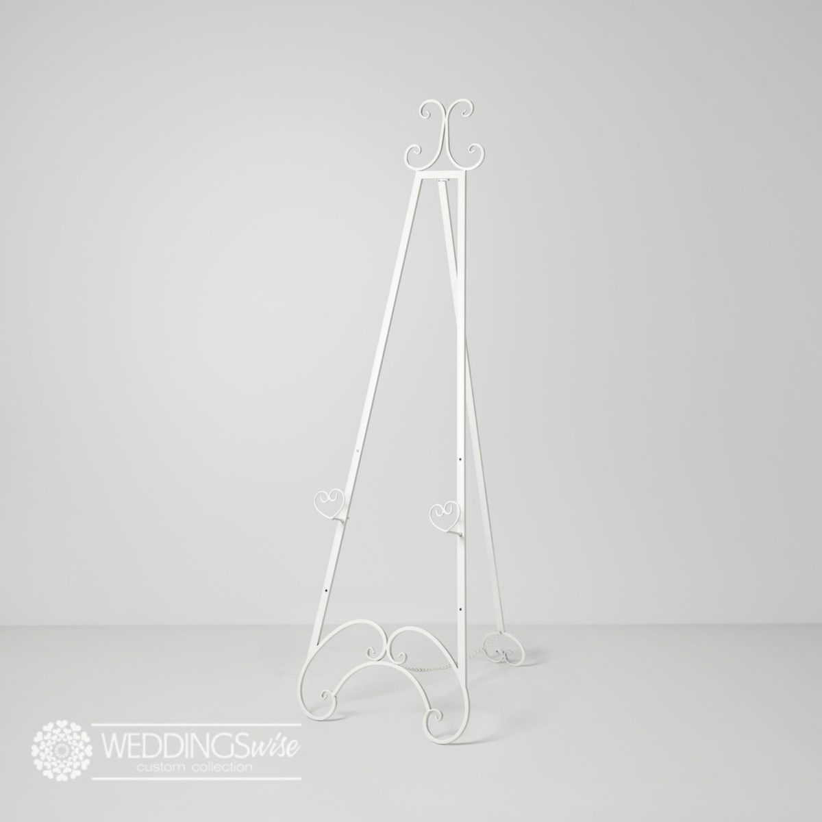 White Metal Easel HIRE
