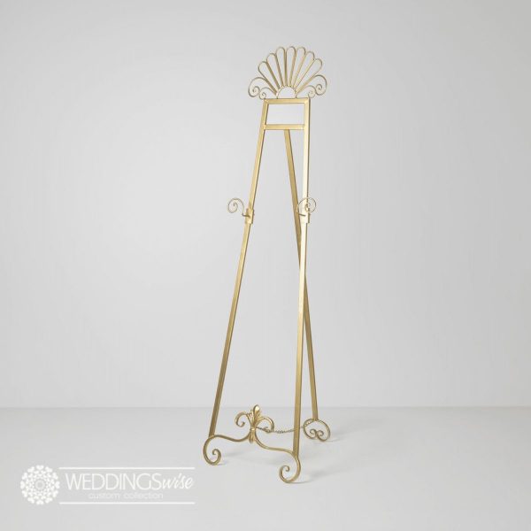 Gold Metal Easel HIRE