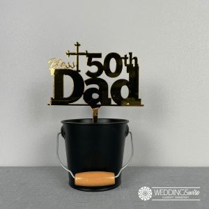 Christian 50th Cake topper