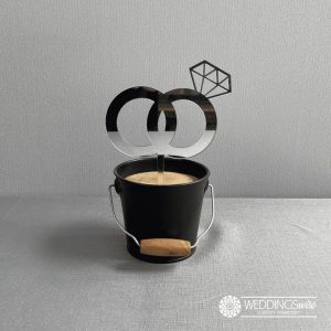 Engagement Rings Cake Topper