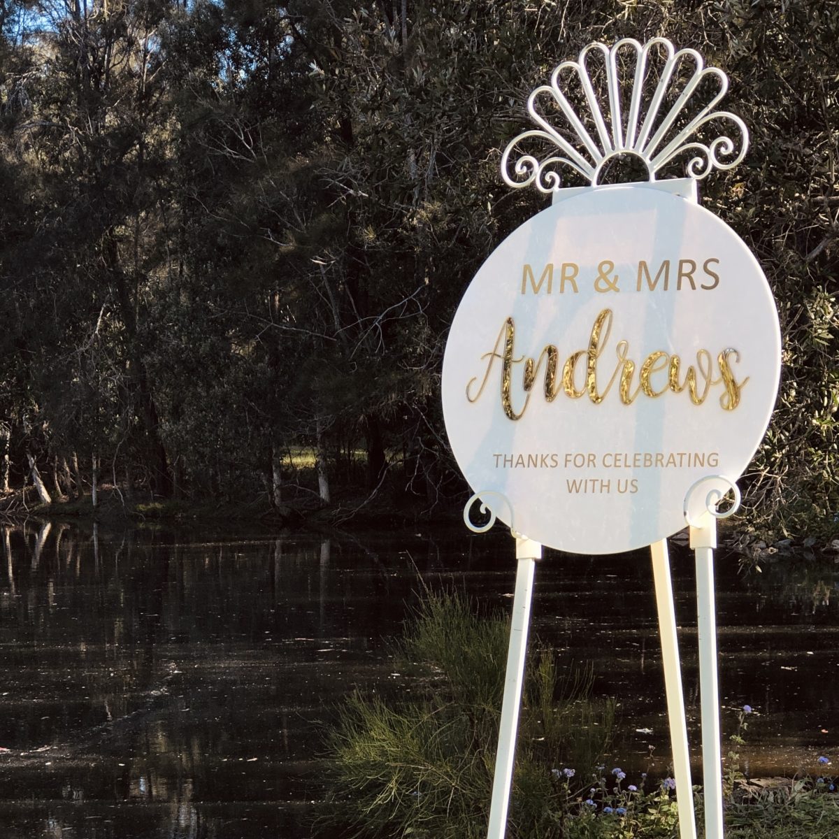 New Surname 3D Acrylic Welcome Sign - Image 3