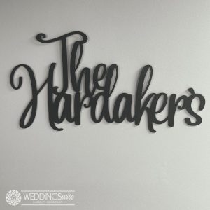 Personalised Laser Cut Timber Name Sign