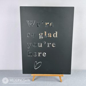 We’re So Glad Your Here - 3D Acrylic Welcome Sign