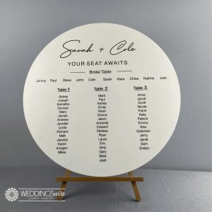 Custom Circle Seating Chart - Your Seat Awaits