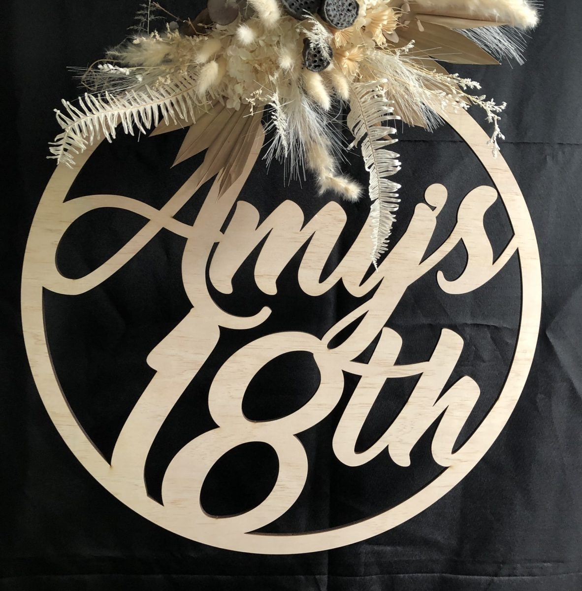 18th Birthday Personalised Word Ring - Image 2