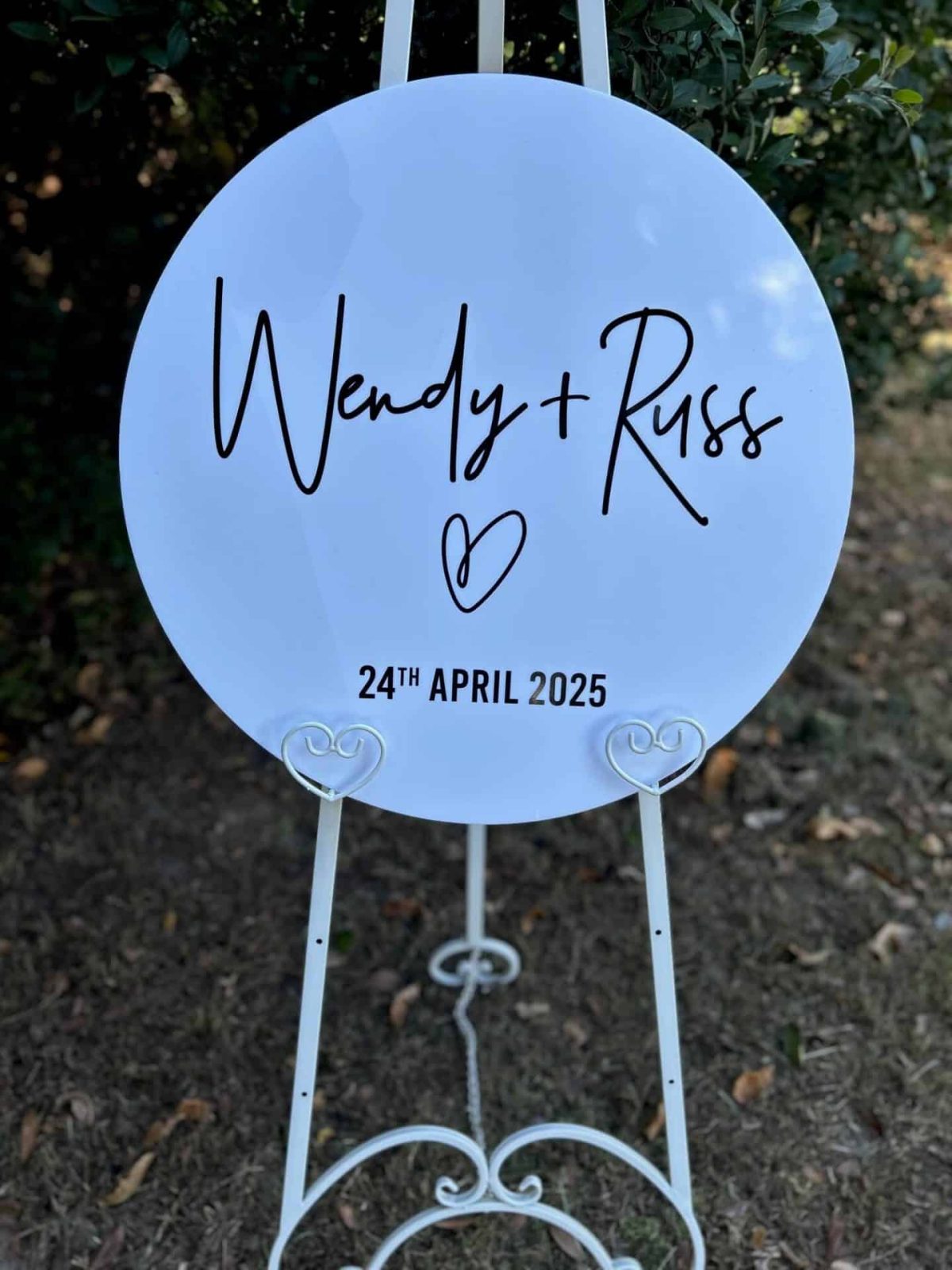 Love Heart Welcome Sign - Image 4