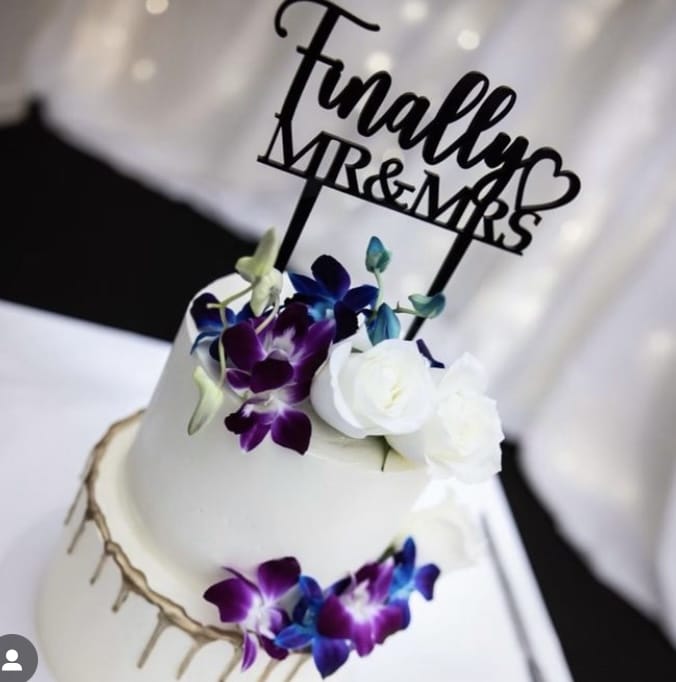 "Finally" Mr & Mrs Cake Topper- Wedding & Engagement - Image 6