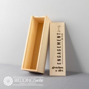 Personlised Timber Wine Boxes