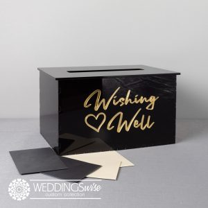 Black Acrylic Wishing Well