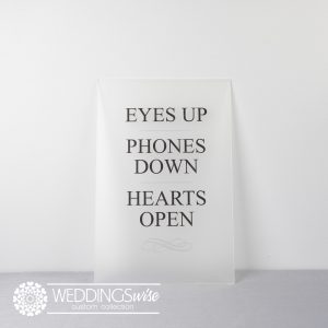 Eyes Up, Phones Down, Hearts Open Hire