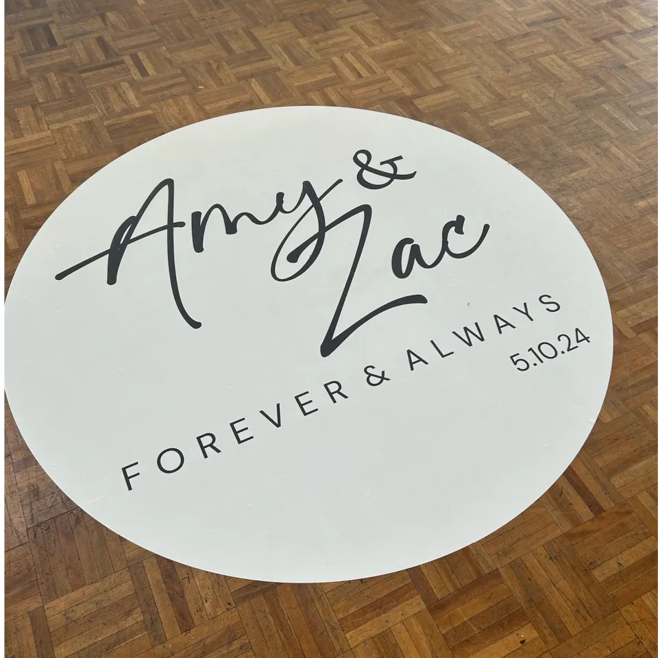 Custom Wedding Dance Floor Decals - Image 6