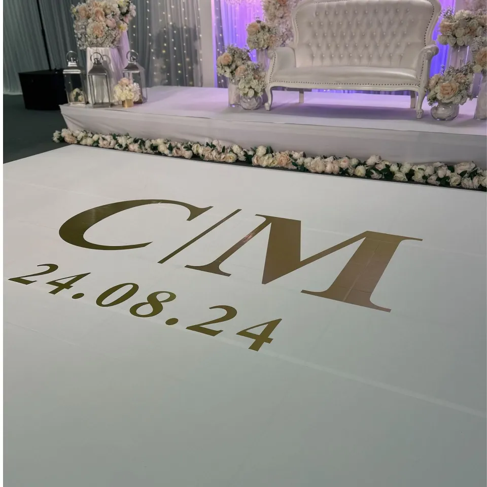 Custom Wedding Dance Floor Decals - Image 5
