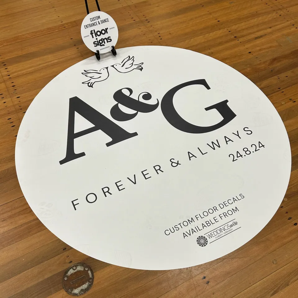 Custom Wedding Dance Floor Decals - Image 8